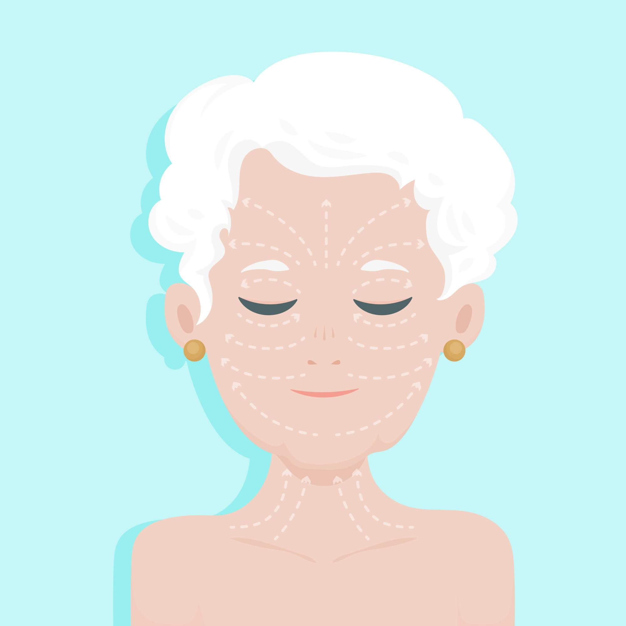 Aging face